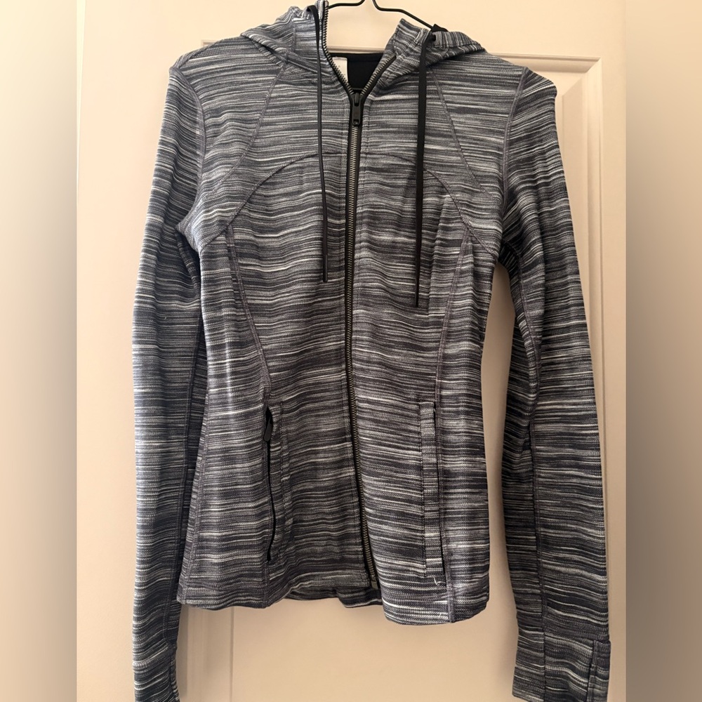 lululemon athletica Gray Striped Jacket